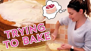 Trying To Bake A Birthday Cake Vlog [upl. by Mahalia]