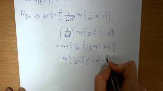 Likelihood of n independent samples from a Normal distribution [upl. by Beuthel]