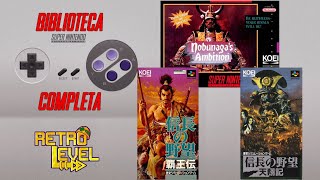 Nobunagas Ambition  Haouden  Tenshouki  Biblioteca COMPLETA do Super Nintendo 949 950 951 [upl. by Mccallum]