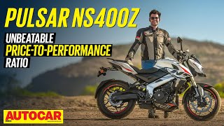 2024 Bajaj Pulsar NS400Z review  The most affordable 400cc bike  First Ride  autocarindia1 [upl. by Adeehsar]