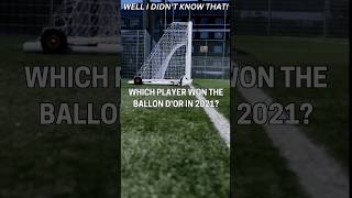 Which player won the Ballon dOr in 2021 [upl. by Vashti46]