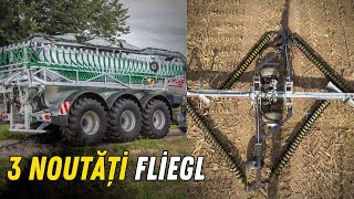 Noutăți FLIEGL la AGRITECHNICA Grapa cu discuri pe lanț KSE680 remorca ULW25 și cisterna VFW30000 [upl. by Berneta]