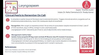 Acute Management of Laryngospasm [upl. by Diana]