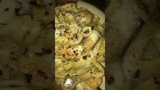 SHRIMP ALFREDO PASTA 🍝 pasta fyp [upl. by Jankey]