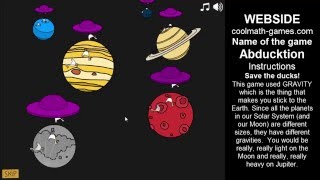 abduction game  cool math games  online games free play now [upl. by Carol-Jean]