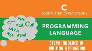 3  Steps Involved in Writing a Program  Writing Algorithm Steps   C Language [upl. by Salohcin]