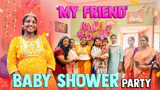 My friend baby shower party🥳🥳🍾🥰 full ga enjoy cheysam  asalu party lo em aindhi [upl. by Roxane]