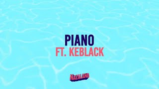 Naza  Piano ft Keblack Visualizer [upl. by Alehc]