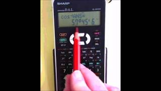 Degrees minutes and seconds on a scientific calculator [upl. by Garrity153]