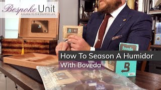 How To Season A Humidor With 84 RH Boveda Packs Quick Guide [upl. by Burnside]