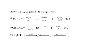 Conversion of organic compounds CBSE 3 marks questions Class11 amp12 [upl. by Chemar]