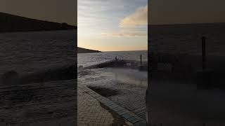 High Tide at Whitmore Bay Barry Island [upl. by Gaylene]