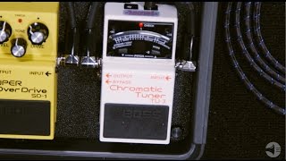 Boss TU3 and TU3W Waza CraftChromatic Pedal Tuner [upl. by Nadabas]