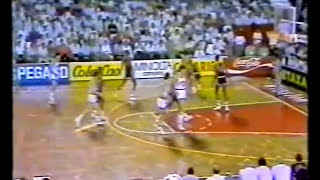 1986 World Championship Spain  Drazen Petrovic vs Muggsy Bogues [upl. by Ginsburg]