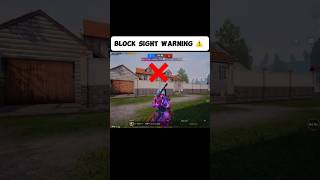 Pubg Secret Block Sight Tricks ✅☠️ New TDM Trick ✅ pubg bgmi shorts pubgshorts ytshorts [upl. by Reh]