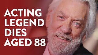 Actor Donald Sutherland dies aged 88 [upl. by Nanci826]