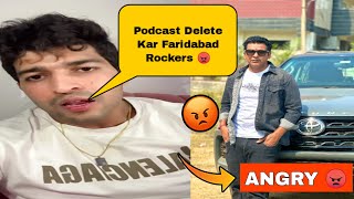 Thara Bhai Joginder Angry On Anoop Chahal 😠Podcast Delete Kar Faridabad Rockers😠FaridabadRockers [upl. by Feldt]