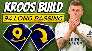 Long Range Passing amp Shooting Best Kroos CM Build in FC 24 Clubs [upl. by Arukas]