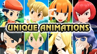 Pokémon Brilliant Diamond amp Shining Pearl  All Special Trainer Animation HQ [upl. by Nniuq]