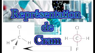 chimie organique smc s3  81  Formule topologique en 3D Représentation de Cram [upl. by Cindie]