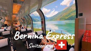 Bernina Express  Bernina Express Tickets  Swiss Pass  Worlds Most Beautiful Train  Switzerland [upl. by Ikairik409]