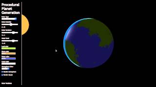 WebGL Procedural Planet Generation [upl. by Cyril]