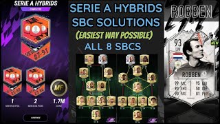 SERIE A HYBRIDS SBC Easiest way possible  All 8 Sbc Solutions  Madfut 22 [upl. by Ahsenot]