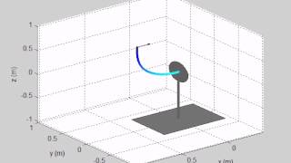 Transiant response of follower force ar the free end [upl. by Linn]