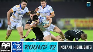 Ospreys v Leinster  Instant Highlights  Round 12  URC 202223 [upl. by Clynes]