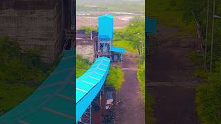 short of Lignite feeder breaker amp lignite stock yards amp belt conveyor in power plant motivation [upl. by Higgs909]