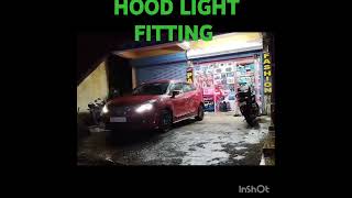 BALENO LED HOOD LIGHT FITTING AUTOMOBILE NEW CAR PALACE JAIPUR ROAD [upl. by Avuha]