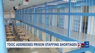 TDOC addresses prison staffing shortages [upl. by Nevetse]