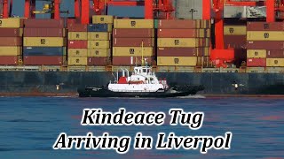 Kindeace Tug Arriving In Liverpool [upl. by Wisnicki]