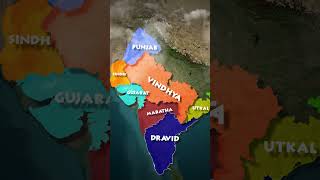 how indias national anthem covers whole india map geography upsc [upl. by Maitland]