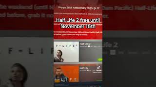 Half Life 2 free until November 18th🤩 halflife halflife2 freetoplay steam realquitzy [upl. by Syverson]