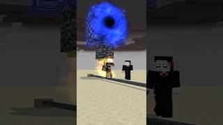 Herobrine  Ghost Rider Balancing Bigger and Bigger Bedrock on a Bike Challenge minecraft shorts [upl. by Ayita]