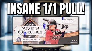 MY BEST BASEBALL HIT EVER  2023 Topps Museum Collection Hobby Box Review [upl. by Halfon]