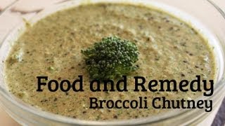 Broccoli chutney  South INdian chutney recipes [upl. by Maurita413]