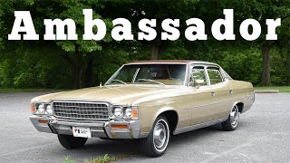 1972 AMC Ambassador Brougham Sedan Regular Car Reviews [upl. by Ferdy]