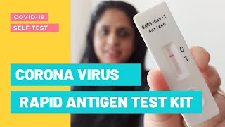 കൊറോണ ടെസ്റ്റ്‌ വീട്ടിൽ എങ്ങനെ ചെയ്യാം  Covid19 Rapid Antigen Test  Malayalam [upl. by Notgnimer]