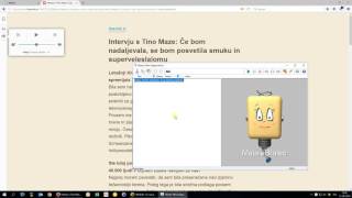 eBralec  slovenski TTS  primer uporabe TTS Firefox [upl. by Bergess413]