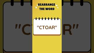 Rearrange the word challenge for kids jumbled letters [upl. by Festatus944]