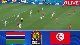 🔴LIVE Gambia vs Tunisia  Africa Cup of Nations Qualifiers 2026  Full Match Today [upl. by Troy]