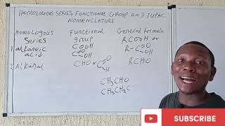 Homologous series Functional group and Introduction to naming of organic compounds part 2 [upl. by Quenna]