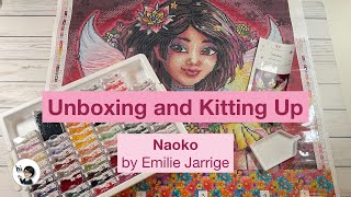 Diamond Painting Unboxing  Kitting Up  Diamond Art Club  Naoko [upl. by Htehpaj]