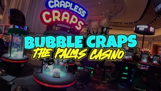 Low Rolling BUBBLE CRAPS sessions at PALMS CASINO [upl. by Udella]