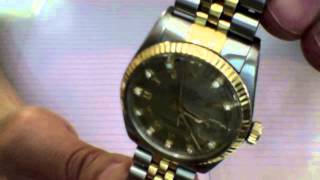 Rolex Quick Look Rolex Datejust 16013 [upl. by Charie19]