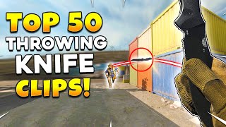 TOP 50 VIRAL THROWING KNIFE CLIPS OF ALL TIME PART 1 [upl. by Odracir]