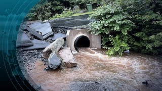 NouvelleÉcosse  l’équivalent de trois mois de pluie en 24 heures [upl. by Ajim]