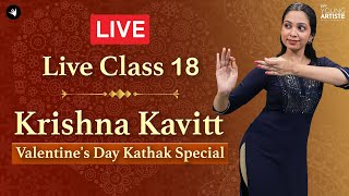 Live Class 18 InDepth Tutorial on Krishna Kavitt Kathak  Learn Kathak Online Free [upl. by Aidnama235]